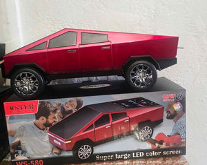 Bluetooth speaker in cyber truck design