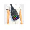 Sling Bag With Built-in RGB Bluetooth Speaker, USB, Aux, SD & Type-C Charging